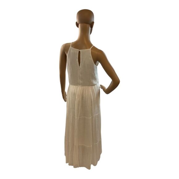Kings Road Women's White Polyester Sleeveless Long Maxi Dress Size Small. - Picture 4 of 11